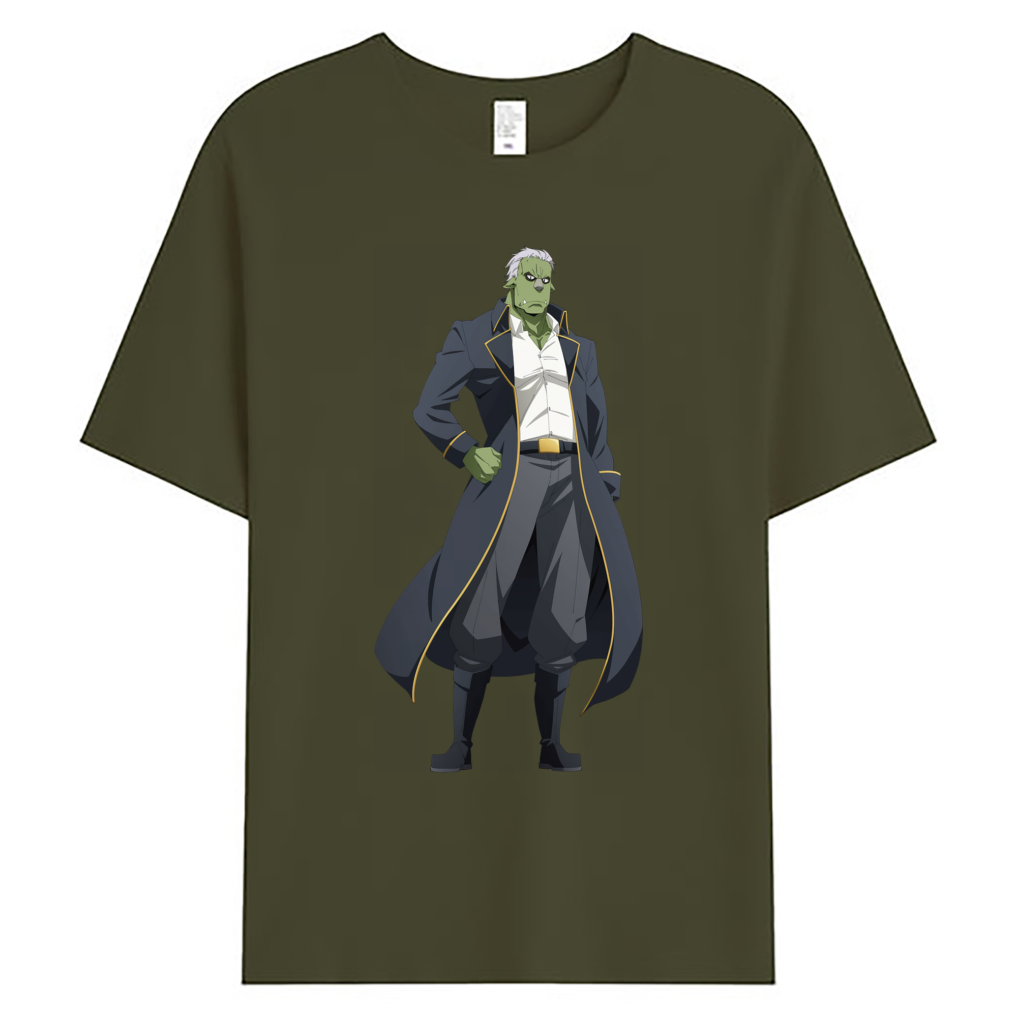 （画像用） 転スラ Regarding Reincarnated to Slime 綿100％ メンズ半袖Tシャツ｜肌触りやわらか＆通気性